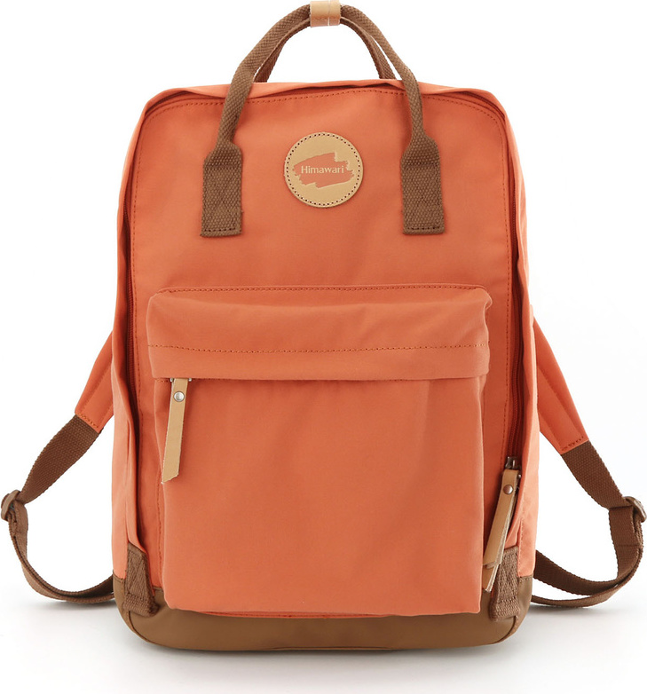Himawari Oranžovo-hnedý priestranný mestský batoh H1084 Veľkosť: ONE SIZE