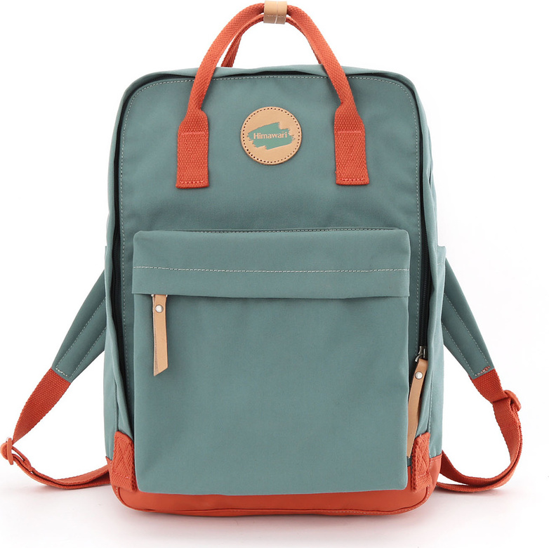 Himawari Tyrkysovo-tehlový priestranný mestský batoh H1084 Veľkosť: ONE SIZE
