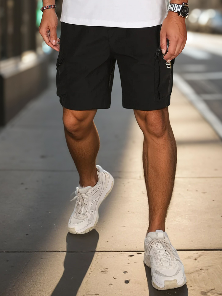 Čierne pánske šotky s vreckami SX2509 Veľkosť: 2XL