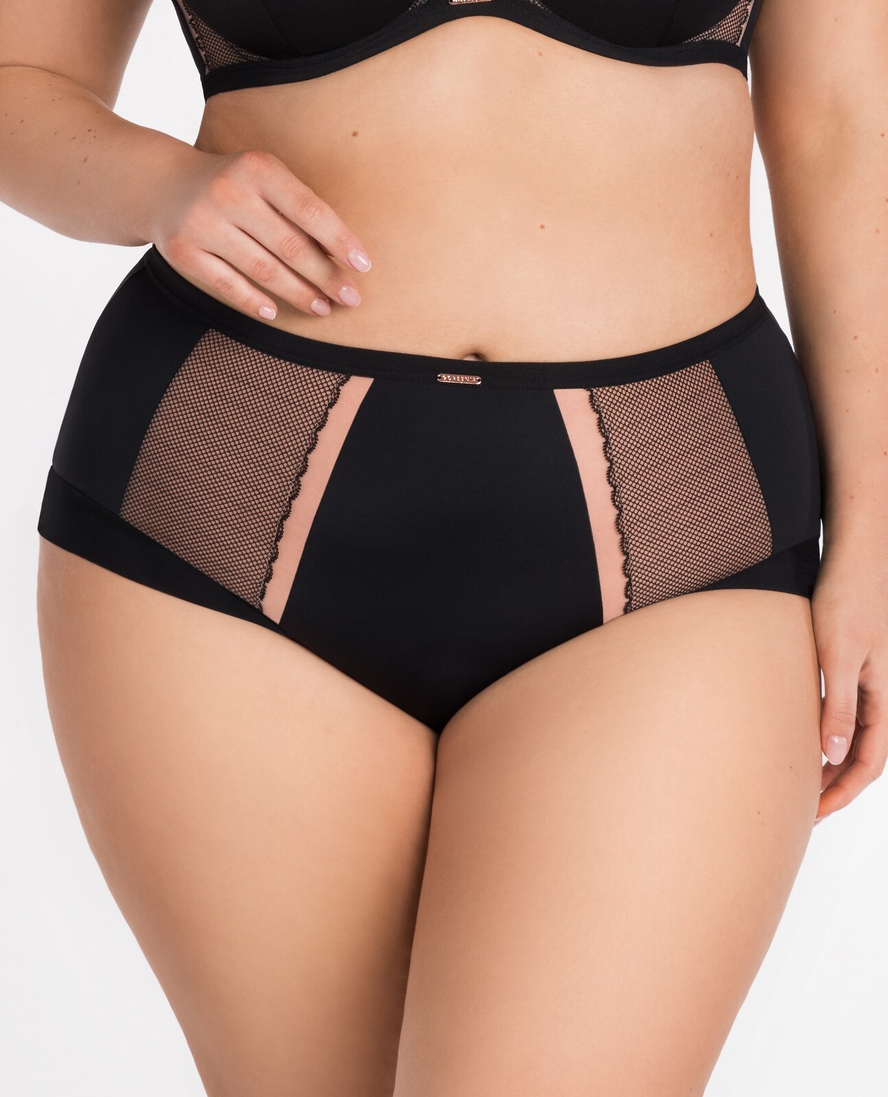 Čierne nohavičky Gorsenia Luisse K 442/1 Luisse S-4XL Veľkosť: M