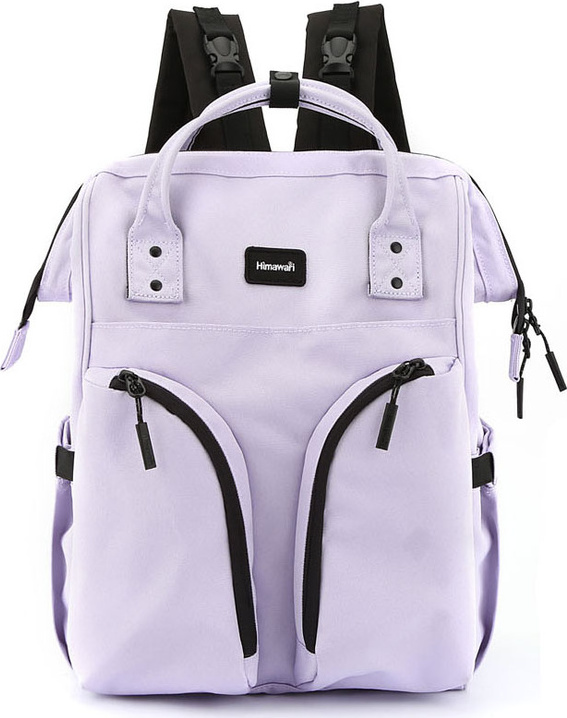 Himawari Lila priestranný dámsky batoh z polyesteru 1208 Veľkosť: ONE SIZE