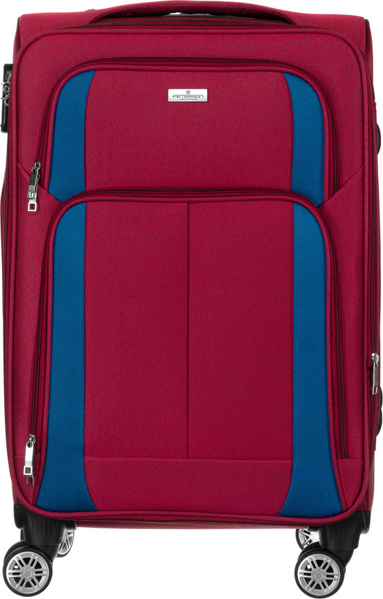 Peterson Vínový kabínový kufor 55x40x20 PTN 5209-S Veľkosť: S