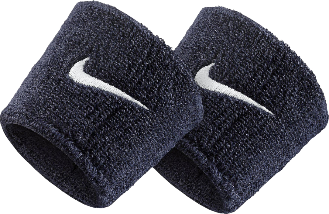 Tmavomodré potítka Nike Swoosh Wristbands NNN04-416 Veľkosť: ONE SIZE
