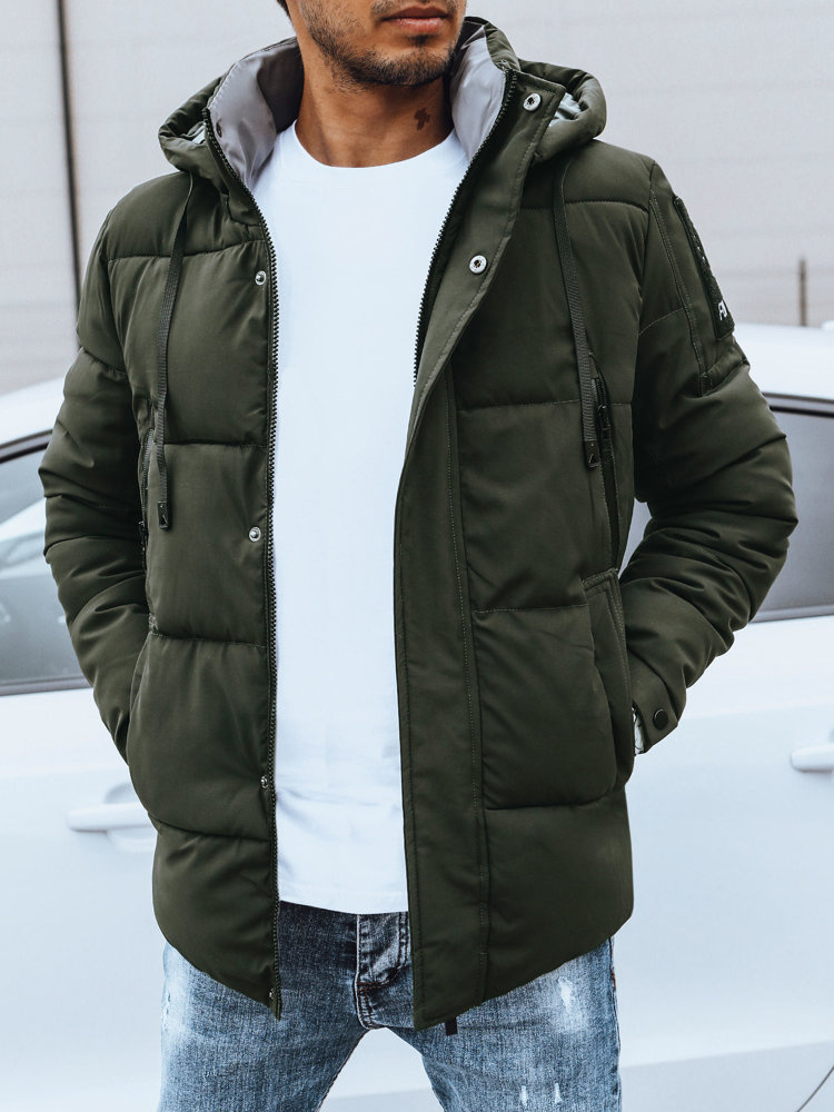 Khaki pánska štýlová bunda TX4459 Veľkosť: M