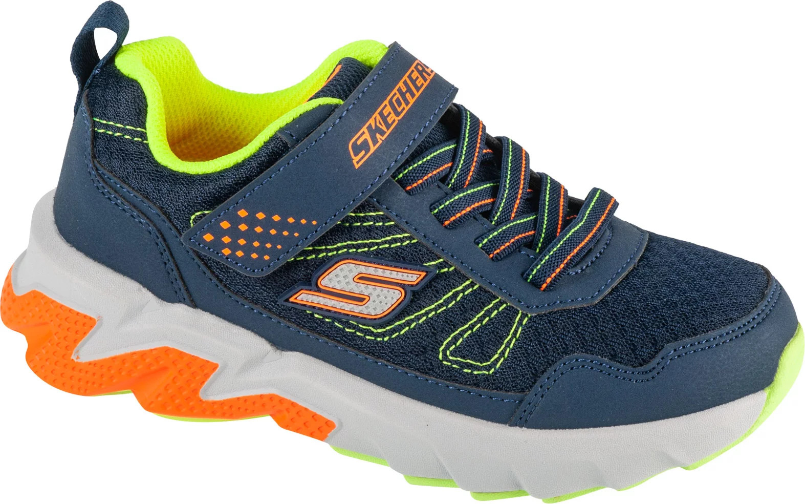 Tmavomodré chlapčenské tenisky Skechers Elite Sport Tread 403962L-NVY Veľkosť: 28