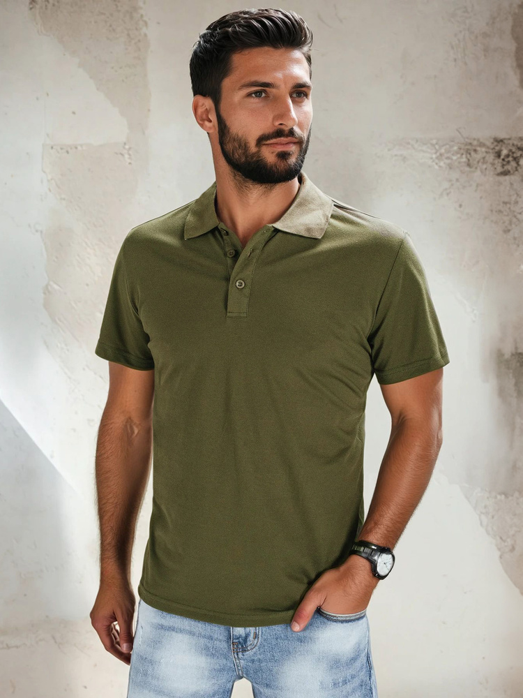 Tmavozelená pánska polokošeľa PX0511 Veľkosť: 2XL