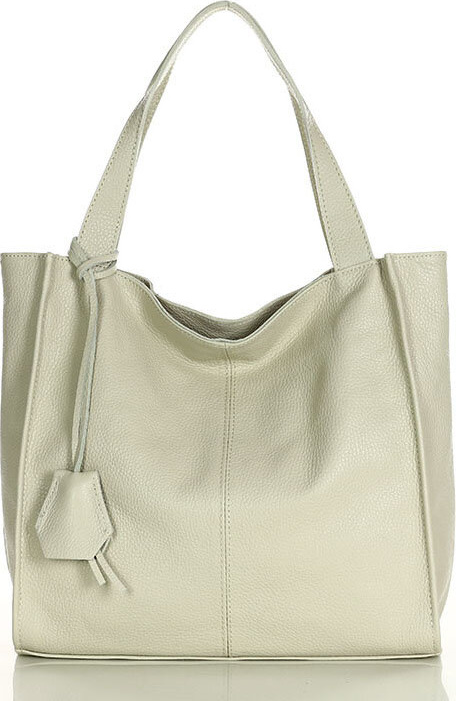 MARCO MAZZINI Béžová shopper kabelka s139f Veľkosť: ONE SIZE
