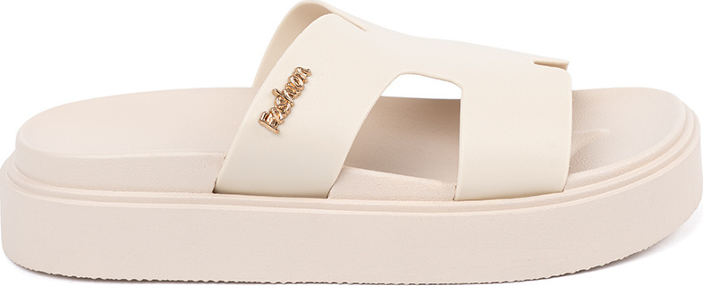 Smotanové dámske nazuváky na platforme CK326P-BE Veľkosť: 36