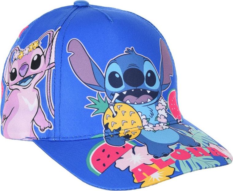Modrá detská šiltovka Stitch and Angel Veľkosť: 54