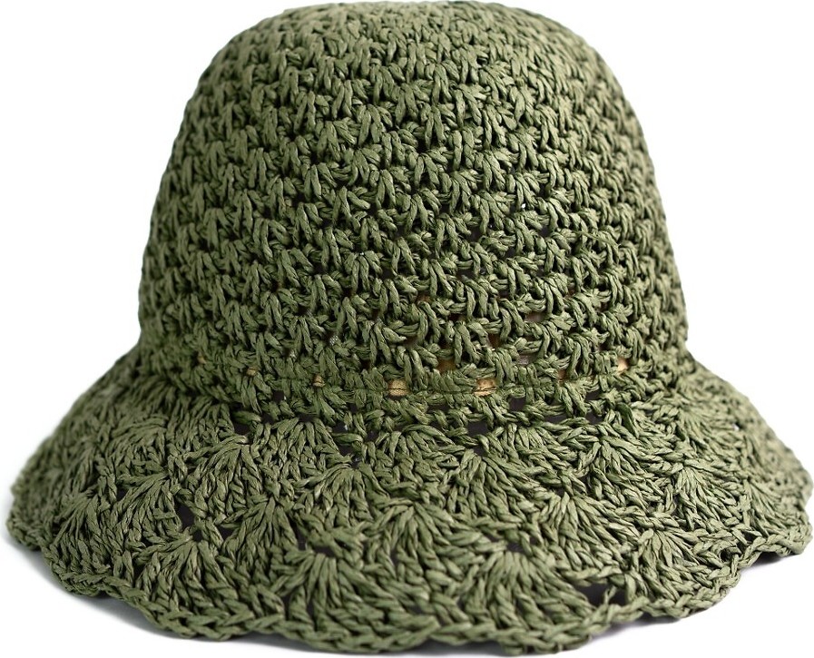 Art Of Polo Dámsky letný pletený klobúk Alonna 24123 Alonna Veľkosť: ONE SIZE, Barva: Khaki