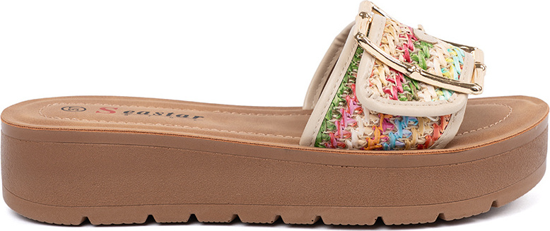 Viacfarebné dámske nazuváky s prackou PS44MULTI Veľkosť: 37