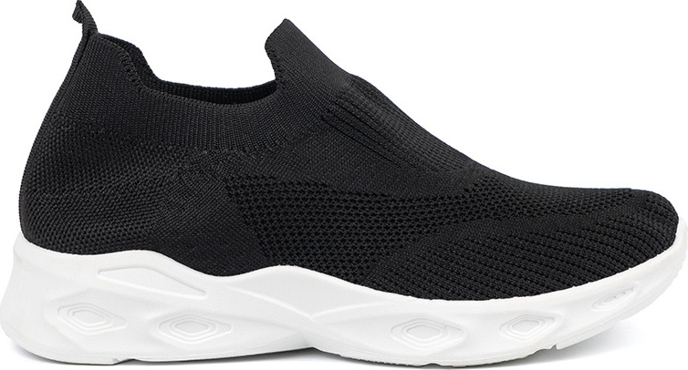 Čierna ľahké dámske nazúvacie športové tenisky 5552B Veľkosť: 37