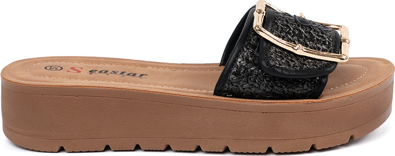 Čierne dámske nazuváky s prackou PS44B Veľkosť: 36