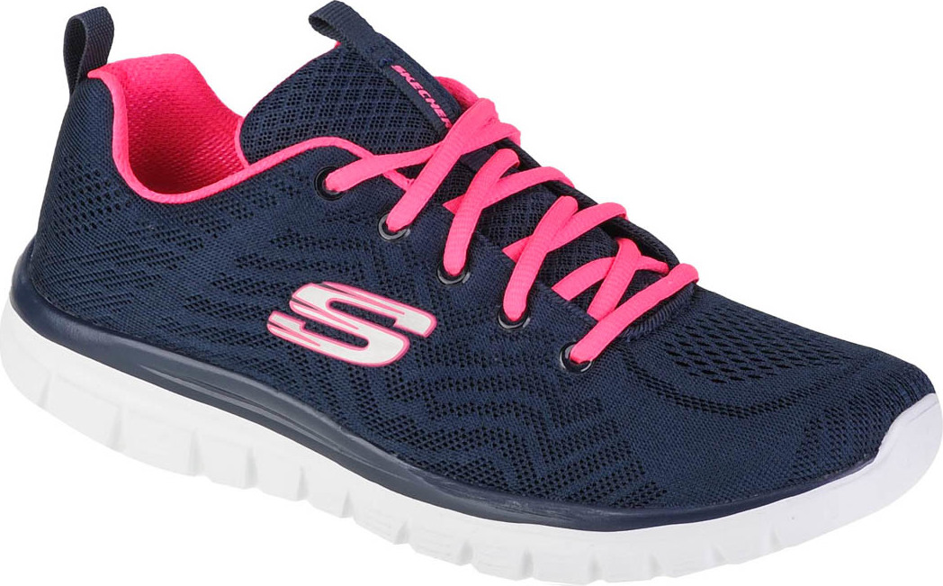 Modro-ružové dámske tenisky Skechers Graceful-Get Connected 12615-NVHP Veľkosť: 40