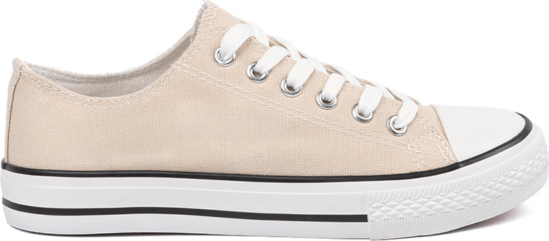 Svetlobéžové dámske plátené tenisky YL-90BE Veľkosť: 36