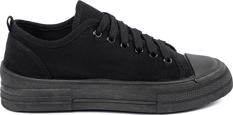 Pohodlné čierne dámske plátené tenisky TA-221B Veľkosť: 39