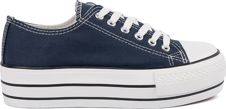 Dámske tmavomodré tenisky na platforme 111-8NA Veľkosť: 38