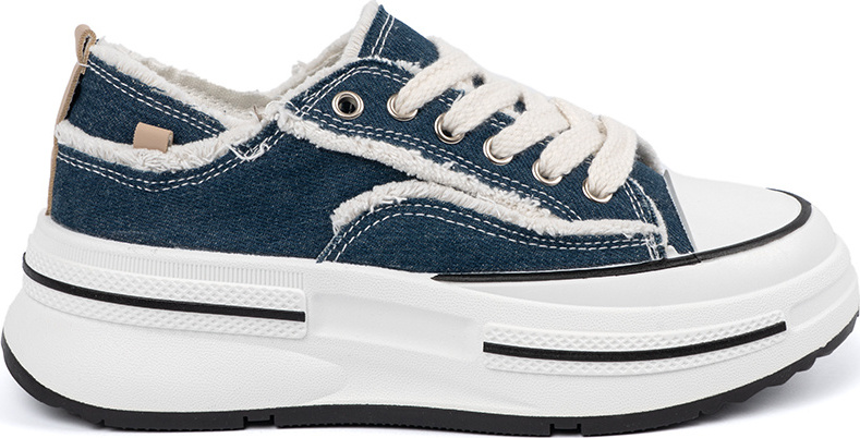 Tmavomodré dámske tenisky s bielymi vsadkami EV-316D.BL Veľkosť: 40