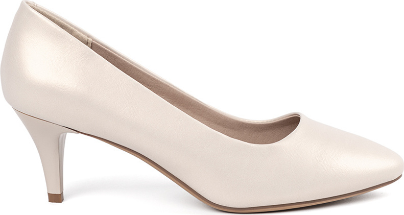 Světle béžové klasické dámské lodičky Sergio Leone, podpatek 6,5 cm 1379BE/PE Veľkosť: 36