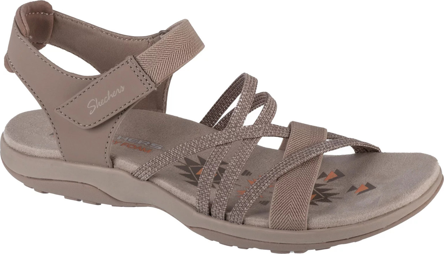 Hnědé dámské sportovní sandály Skechers Reggae Slim - Meadow Grazer 163193-TPE Veľkosť: 41