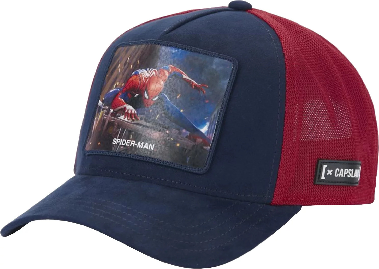 Modro-červená pánská kšiltovka Capslab Marvel Black Panther Cap CL-MAR7-1-PCT-SPI Veľkosť: ONE SIZE