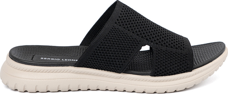 Dámské černé nazouváky na platformě Sergio Leone KL064H-B Veľkosť: 36