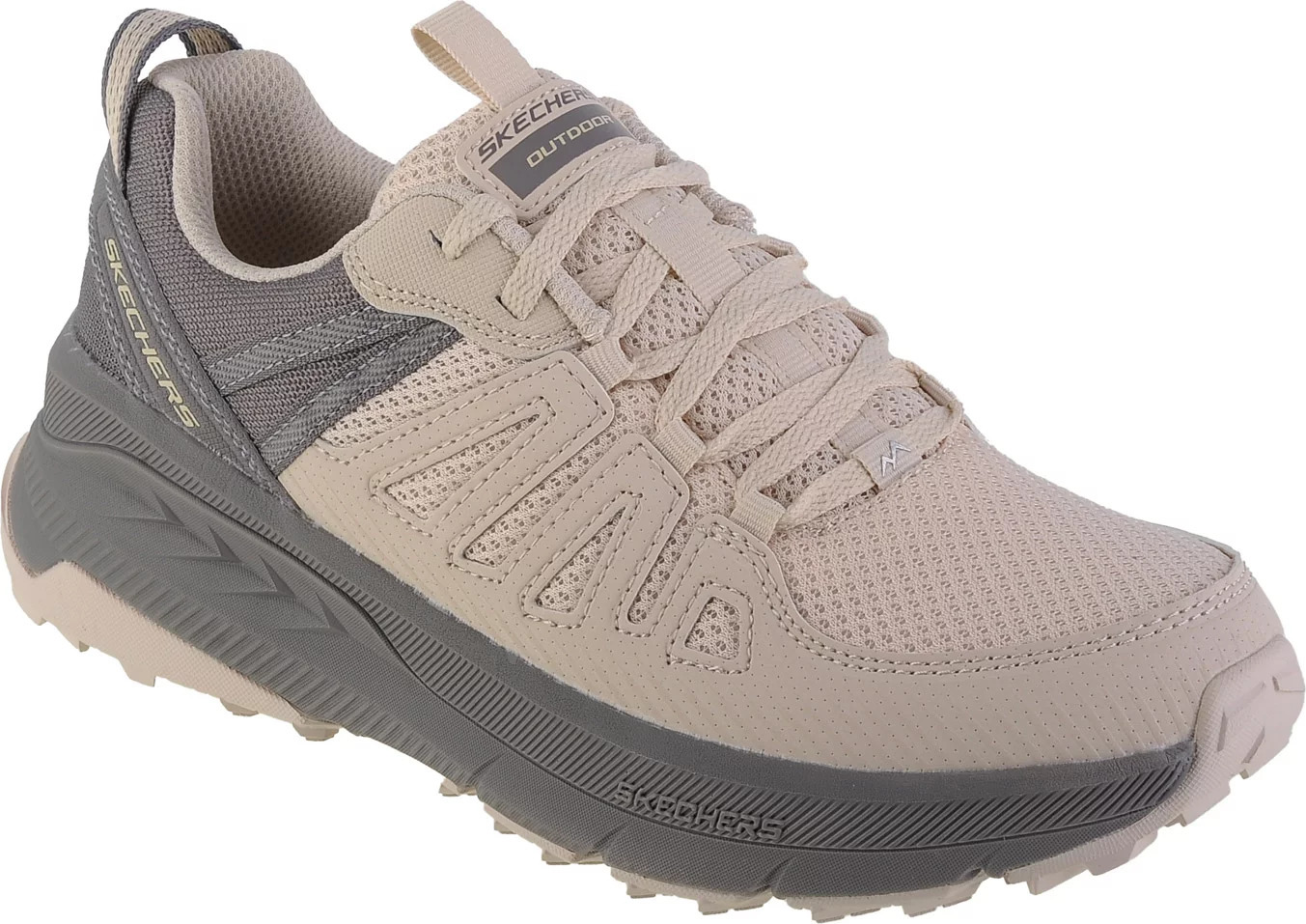 Sivo-béžové trailové tenisky Skechers Switch Back - Cascades 180162-NTGY Veľkosť: 37
