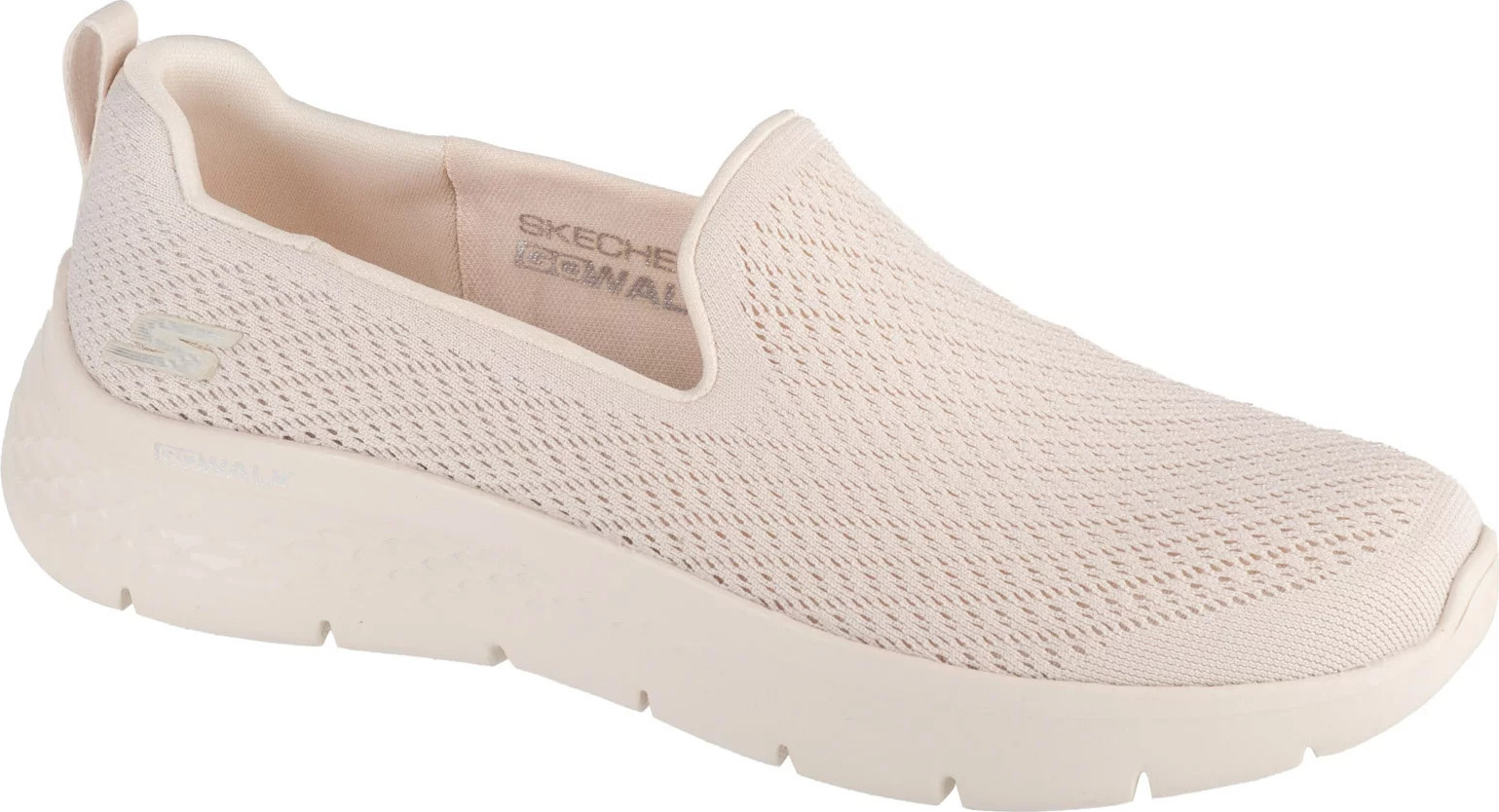 Púdrové dámske slip-on tenisky Skechers Go Walk Flex - Ocean Sunset 124819-NAT Veľkosť: 41