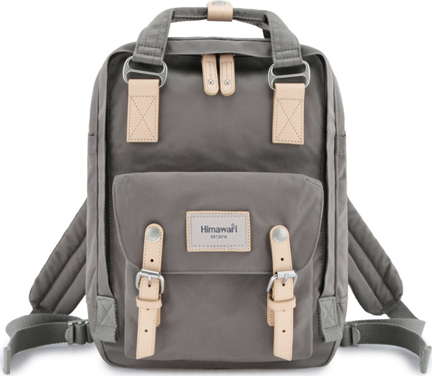 Himawari Sivý štýlový batoh s priehradkou na notebook 188L Veľkosť: ONE SIZE