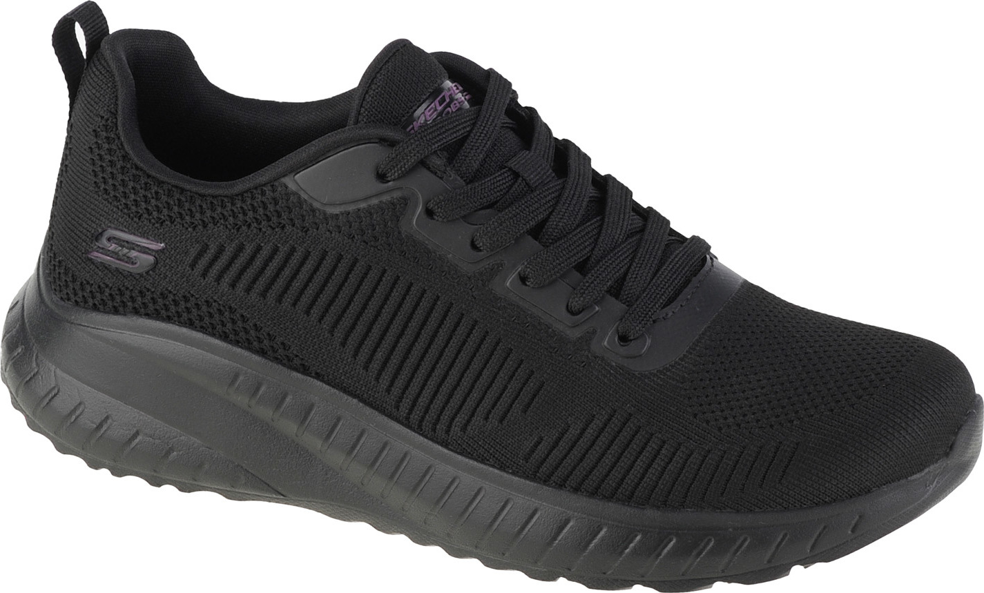 Čierne dámske tenisky Skechers Bobs Squad Chaos - Face Off 117209-BBK Veľkosť: 40