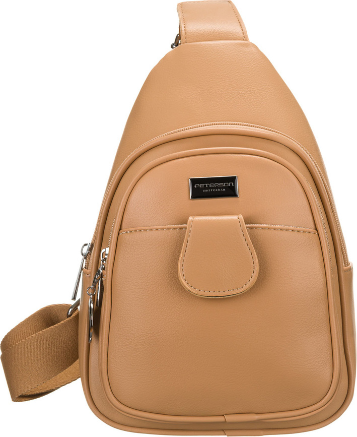 Peterson Sportovní dámská béžová kabelka přes rameno PTN SSY-1-PIL Veľkosť: ONE SIZE