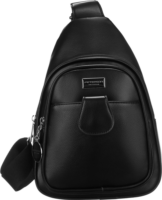 Peterson Sportovní dámská černá kabelka přes rameno PTN SSY-1-PIL Veľkosť: ONE SIZE