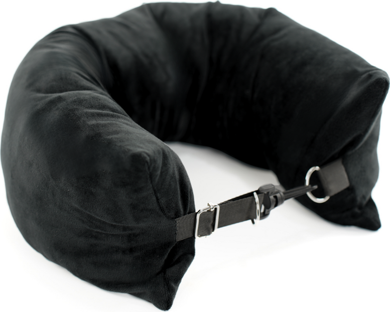Solier Multifunkčný čierny cestovný vankúšik 2v1 Veľkosť: ONE SIZE