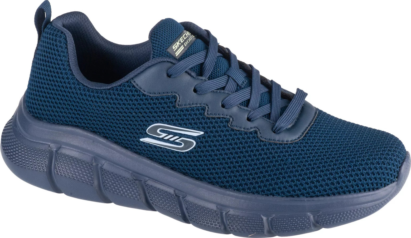 Tmavomodré pánske tenisky Skechers Bobs B Flex - Chill Edge 118106-NVY Veľkosť: 42