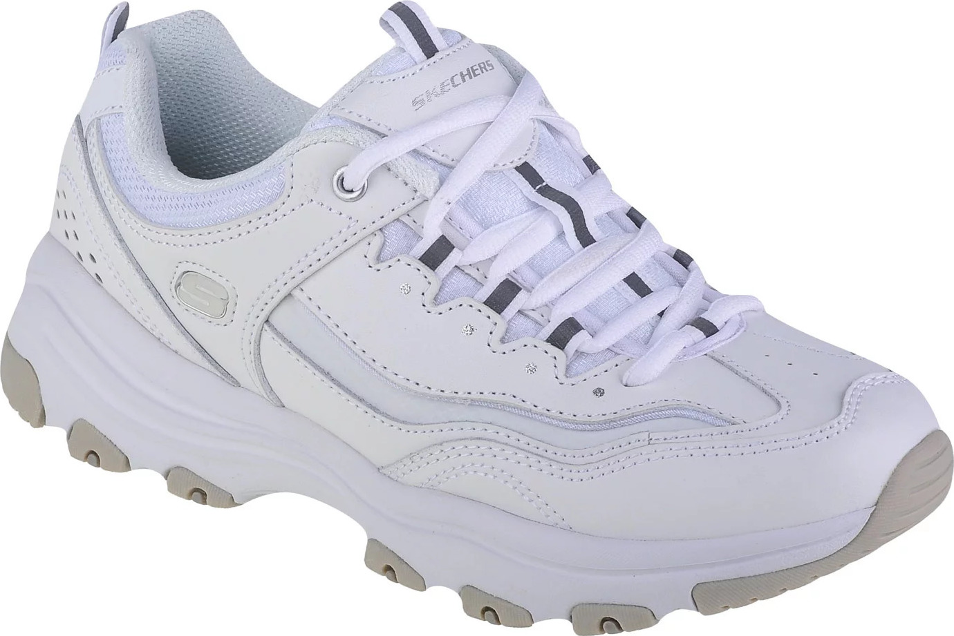 Biele sneakersy Skechers Iconic-Unabashed 88888281-WSL Veľkosť: 38