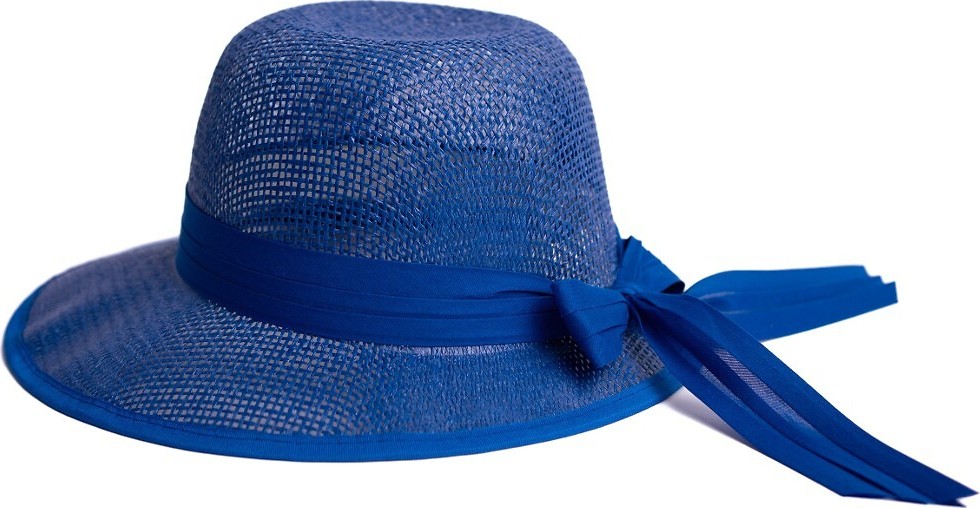 Letný klobúk s mašličkou Art Of Polo 24138 Alvora Veľkosť: 54-57 cm, Barva: zafírová