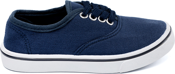 Tmavomodré detské plátené tenisky C1459-24NA Veľkosť: 35