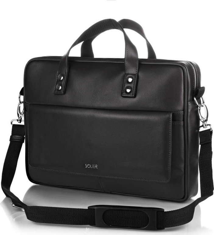 SOLIER čierna Taška cez rameno (S32 BLACK MAT) Veľkosť: ONE SIZE