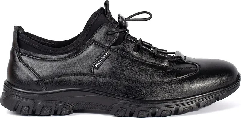 Čierne pánske koženkové sneakersy V-RS57988B-M Veľkosť: 40