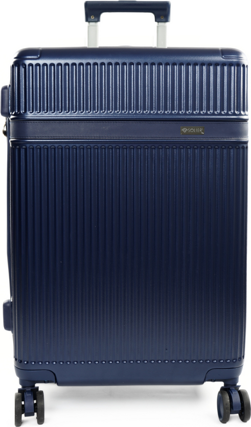Tmavomodrý kabínový kufor Solier Nokiro 55x45x25 NOKIRO STL976 D.BLUE 20' S Veľkosť: S