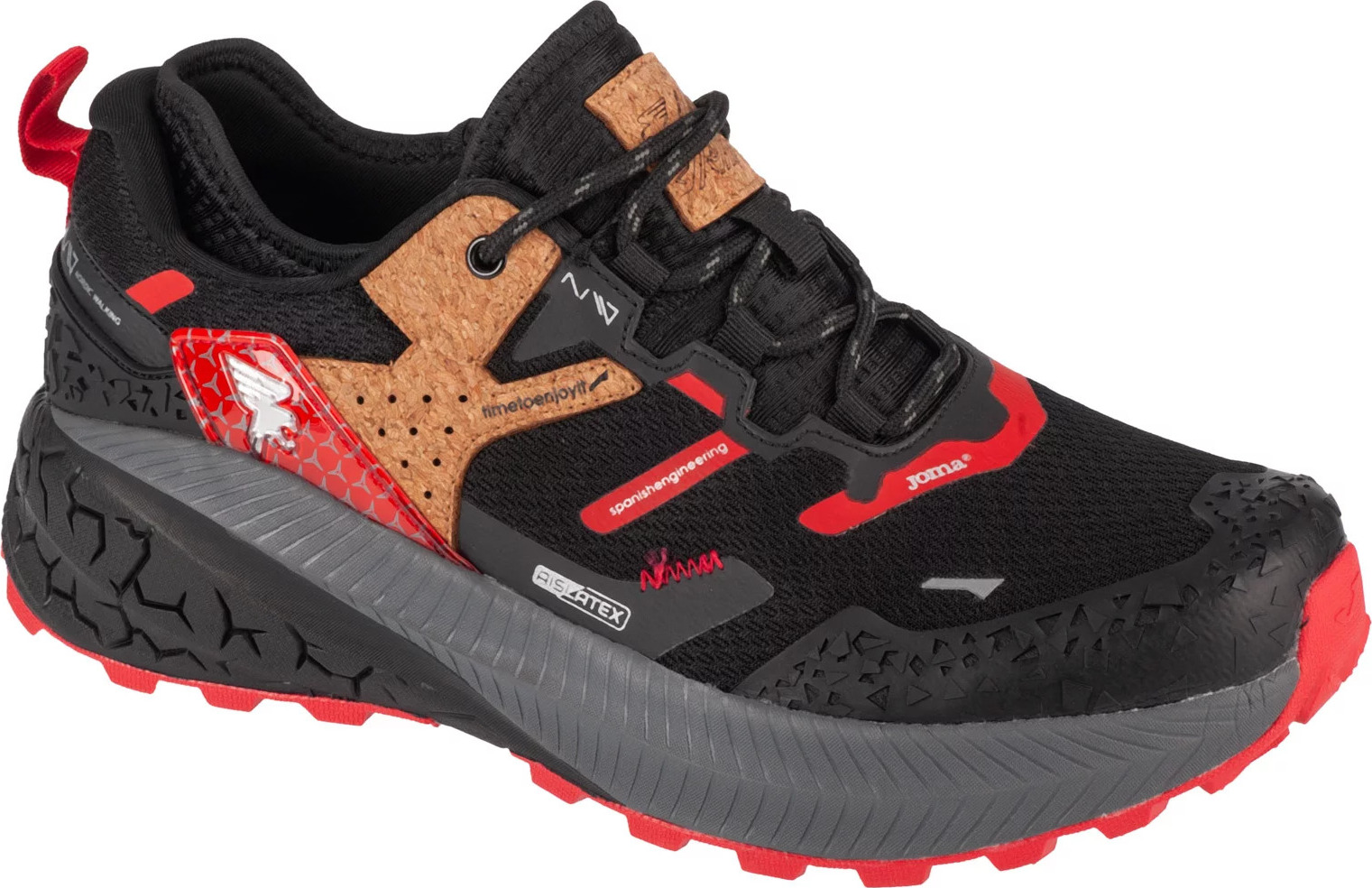 Čierno-oranžové pánske trailové topánky Joma Trek Men 2401 TKTORUS2401 Veľkosť: 41