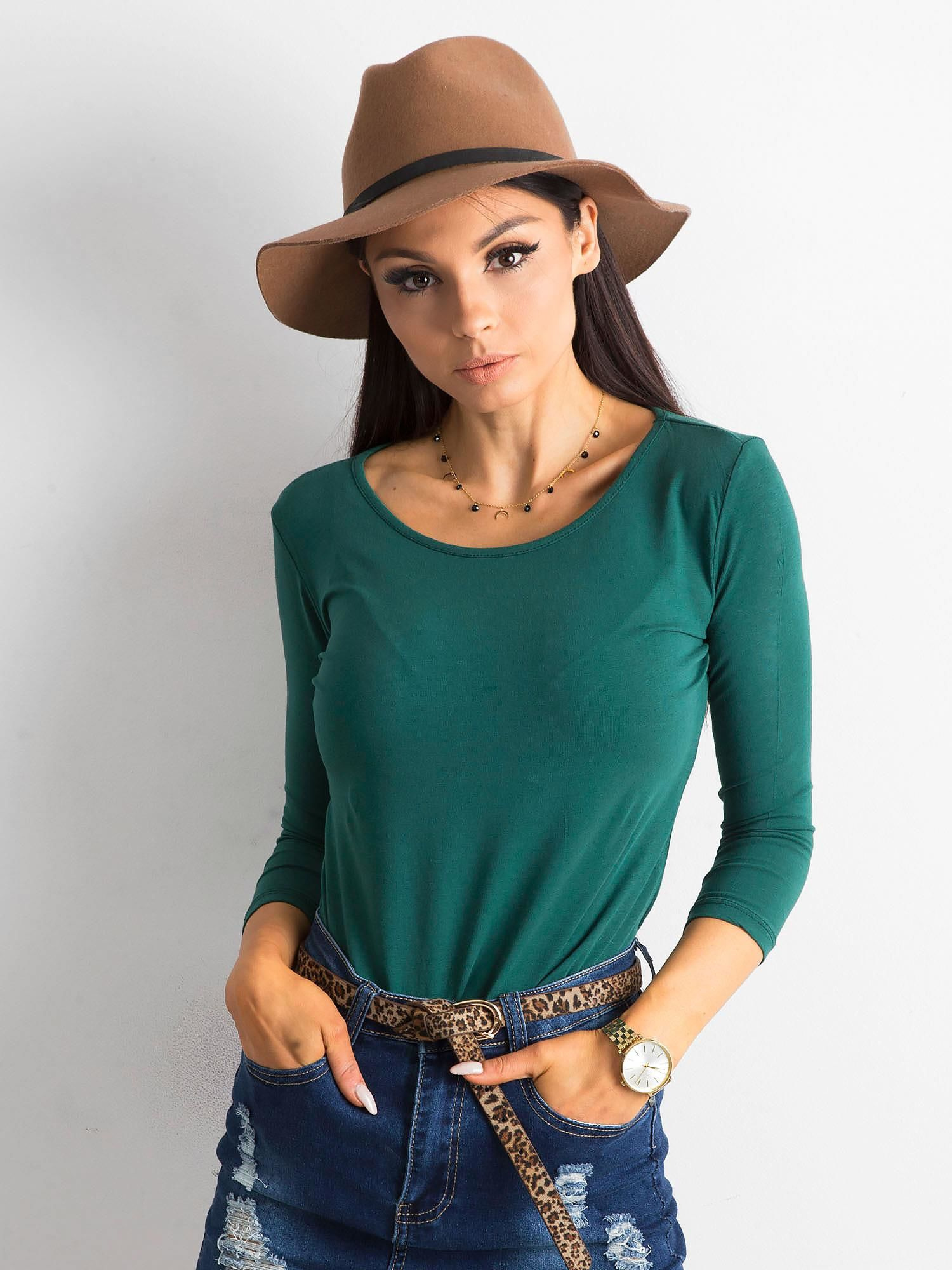 Dámske zelené tričko RV-BZ-4690.68-dark green Veľkosť: M