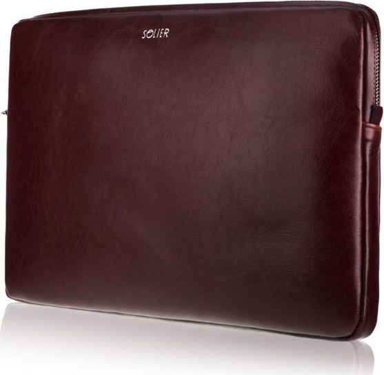 Kožené vínové púzdro na notebook 13" SA23 13CALI BURGUNDY Veľkosť: ONE SIZE