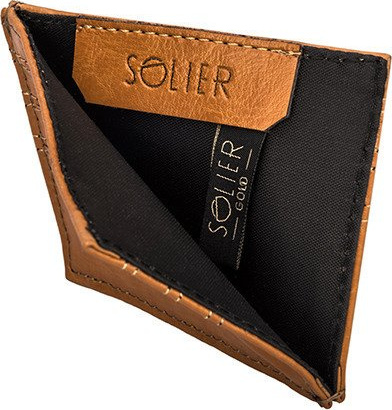 Elegantná pánska peňaženka SOLIER SA13 CAMEL Veľkosť: ONE SIZE