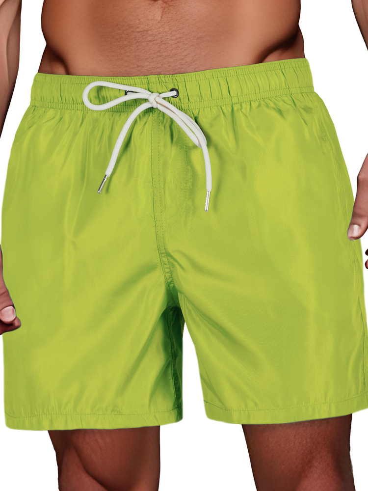 Limetkové pánske plavecké kraťasy s vreckami SX2533 Veľkosť: M