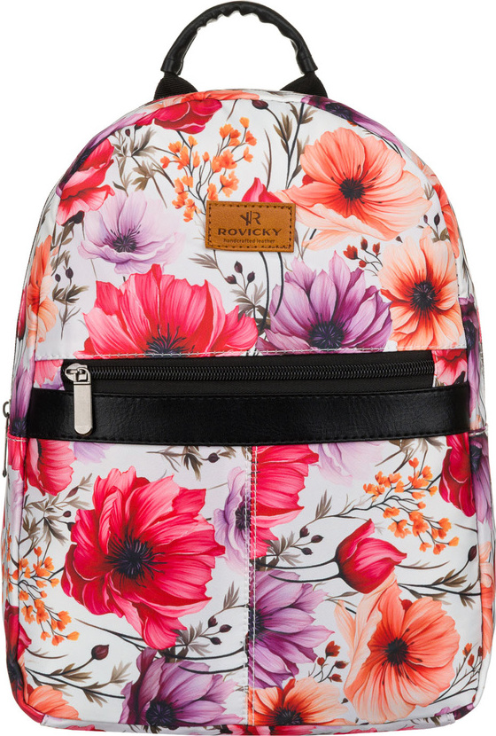 Rovicky Dámsky štýlový batoh s kvetinovým vzorom R-PL15601 Veľkosť: ONE SIZE