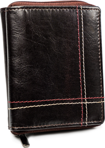 Always Wild hnedá pánska kožená peňaženka A025 N014-VTK-D BROWN Veľkosť: ONE SIZE