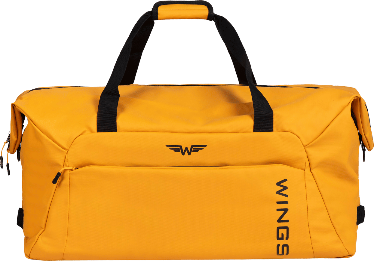 Horčicová veľká cestovná taška WINGS ROOK 1809 ROOK, Torba podróżna duża Wings, YELLOW Veľkosť: ONE SIZE
