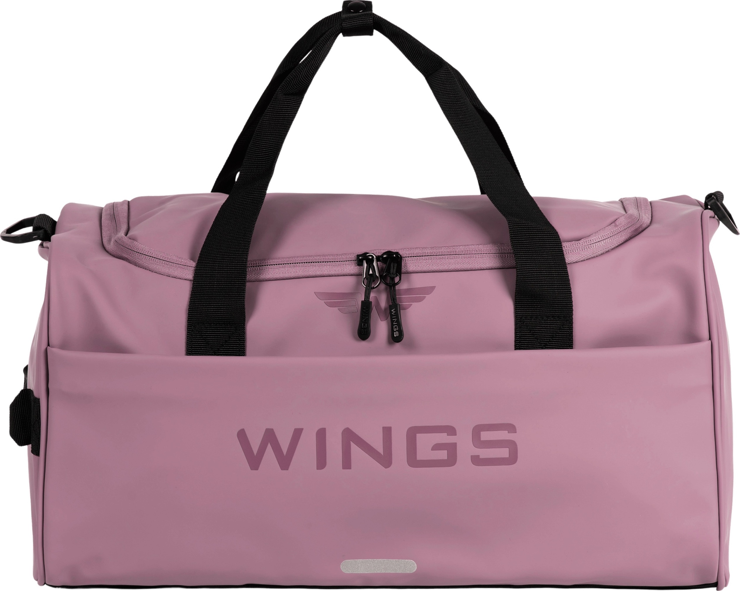 Ružová cestovná koženková taška WINGS STORK 1818 STORK, Torba podręczna Wings, LIGHT PURPLE Veľkosť: ONE SIZE