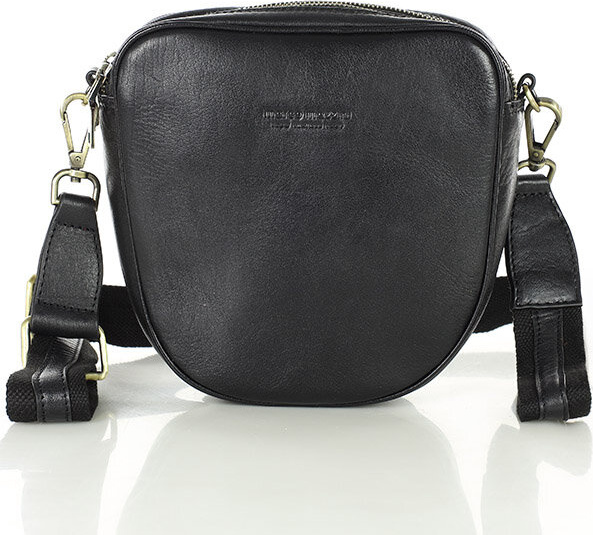 MARCO MAZZINI Čierna crossbody s dvoma priehradkami (L230) Veľkosť: ONE SIZE